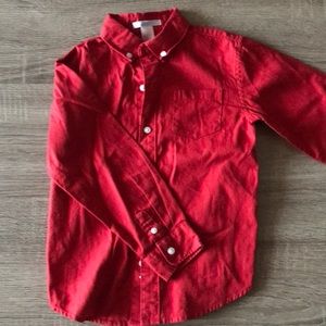 Boys Janie and Jack Button Down Size 5